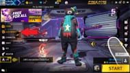 Tap on the 'Luck Royale' icon on the left side (Image via Garena)